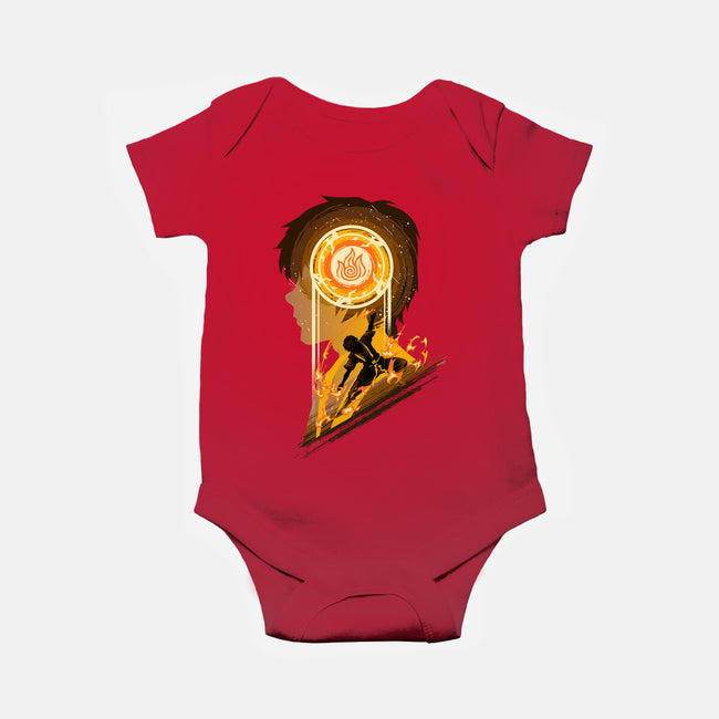 The Rise Of Firebending-Baby-Basic-Onesie-hypertwenty
