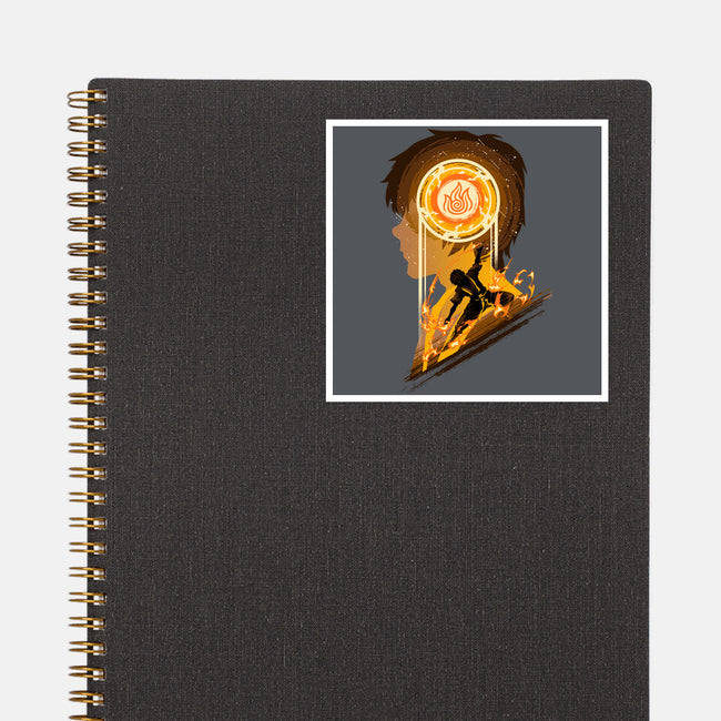 The Rise Of Firebending-None-Glossy-Sticker-hypertwenty