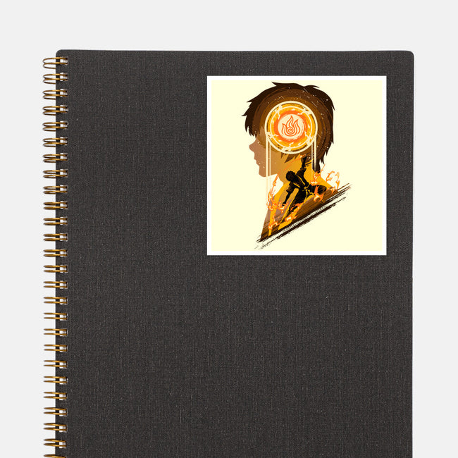 The Rise Of Firebending-None-Glossy-Sticker-hypertwenty