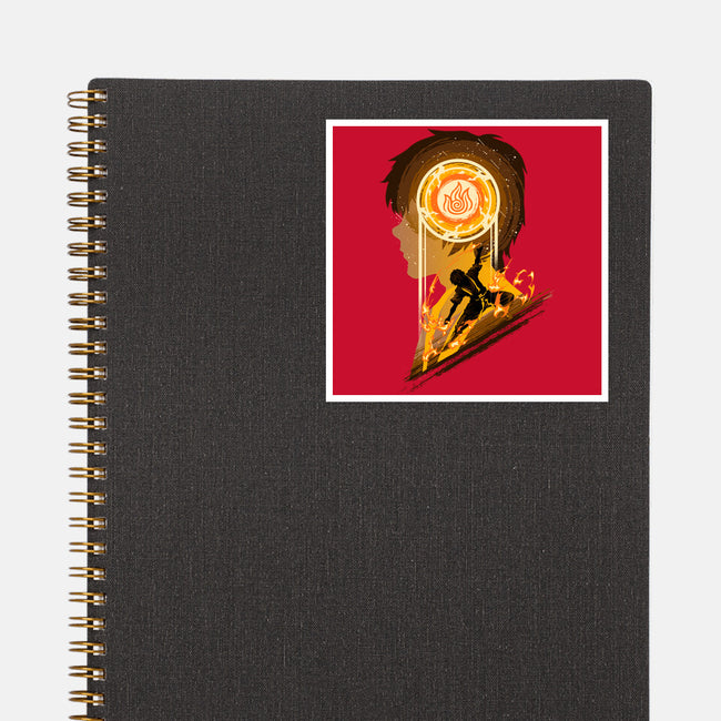 The Rise Of Firebending-None-Glossy-Sticker-hypertwenty