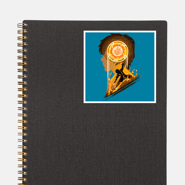 The Rise Of Firebending-None-Glossy-Sticker-hypertwenty