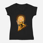 The Rise Of Firebending-Womens-V-Neck-Tee-hypertwenty