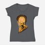 The Rise Of Firebending-Womens-V-Neck-Tee-hypertwenty