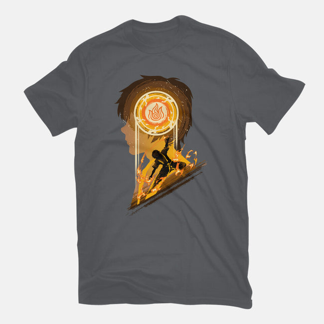 The Rise Of Firebending-Womens-Fitted-Tee-hypertwenty