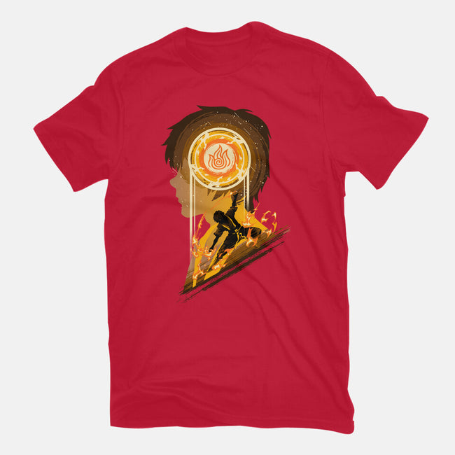 The Rise Of Firebending-Mens-Basic-Tee-hypertwenty