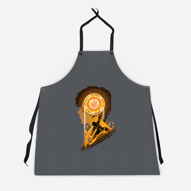 The Rise Of Firebending-Unisex-Kitchen-Apron-hypertwenty