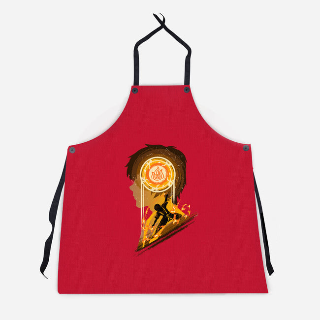 The Rise Of Firebending-Unisex-Kitchen-Apron-hypertwenty