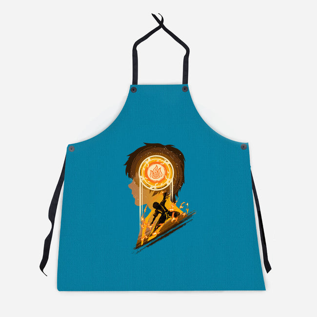 The Rise Of Firebending-Unisex-Kitchen-Apron-hypertwenty