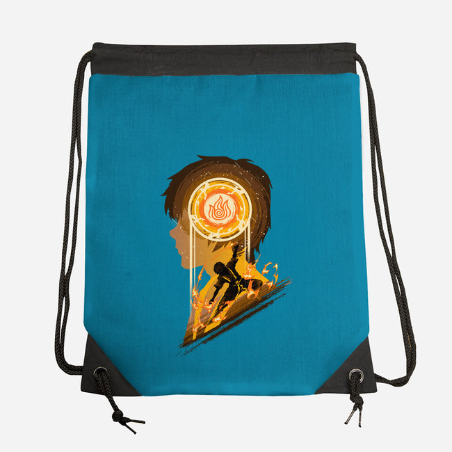 The Rise Of Firebending-None-Drawstring-Bag-hypertwenty