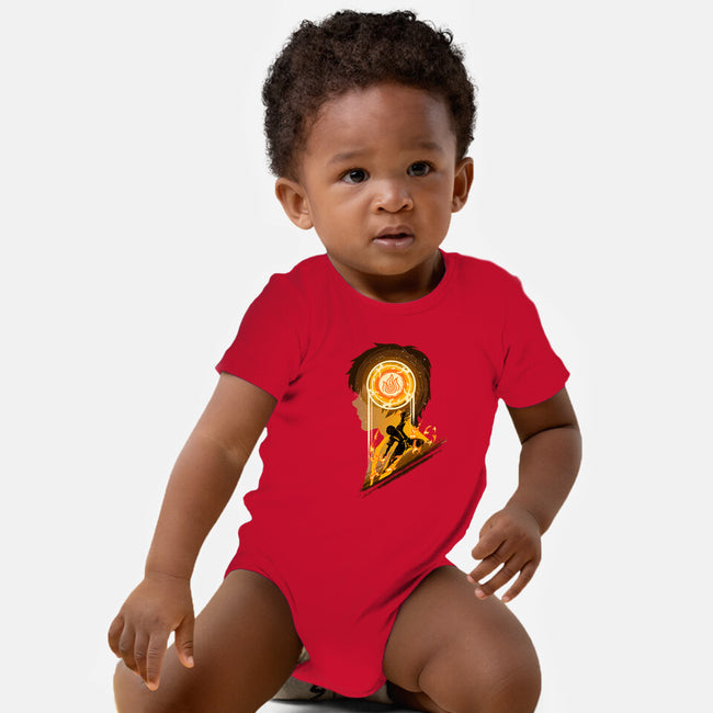 The Rise Of Firebending-Baby-Basic-Onesie-hypertwenty