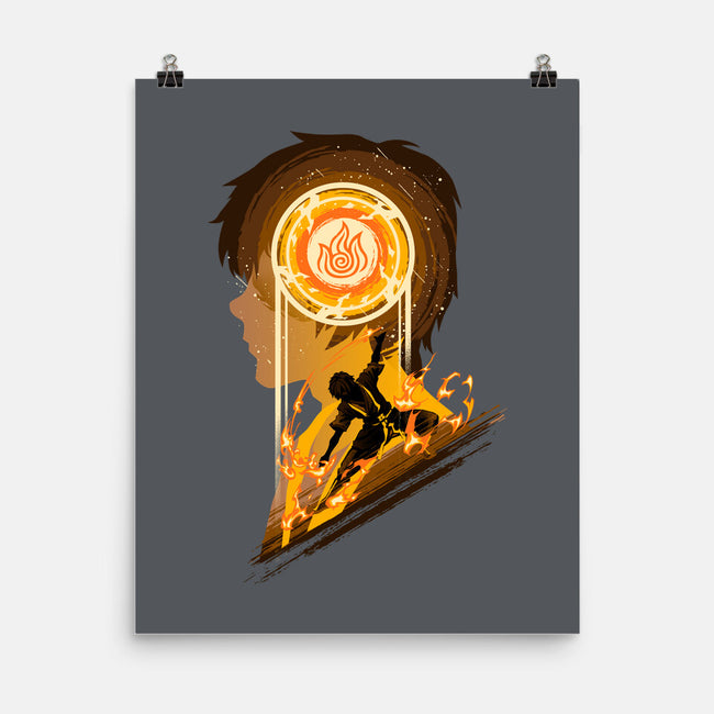 The Rise Of Firebending-None-Matte-Poster-hypertwenty