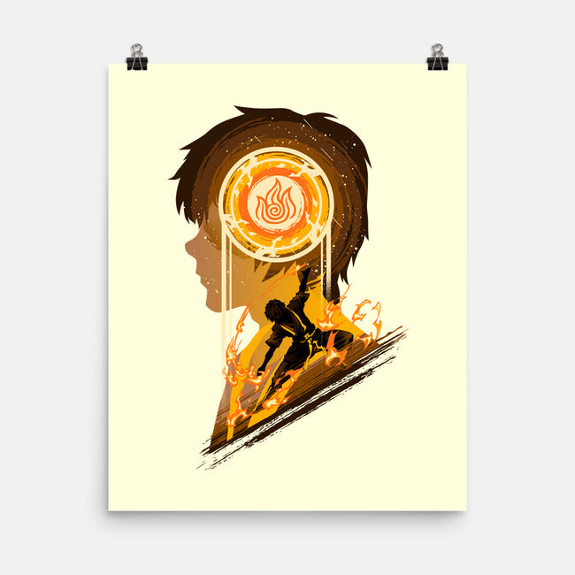 The Rise Of Firebending-None-Matte-Poster-hypertwenty