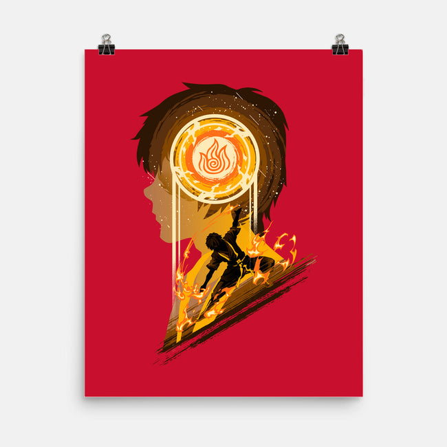 The Rise Of Firebending-None-Matte-Poster-hypertwenty