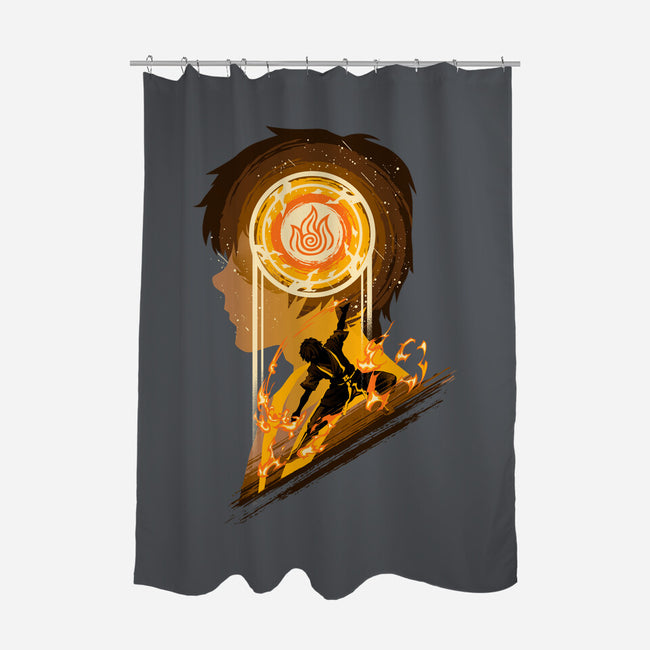 The Rise Of Firebending-None-Polyester-Shower Curtain-hypertwenty
