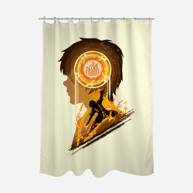 The Rise Of Firebending-None-Polyester-Shower Curtain-hypertwenty