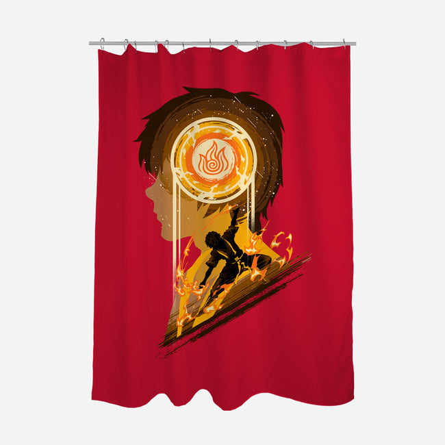 The Rise Of Firebending-None-Polyester-Shower Curtain-hypertwenty