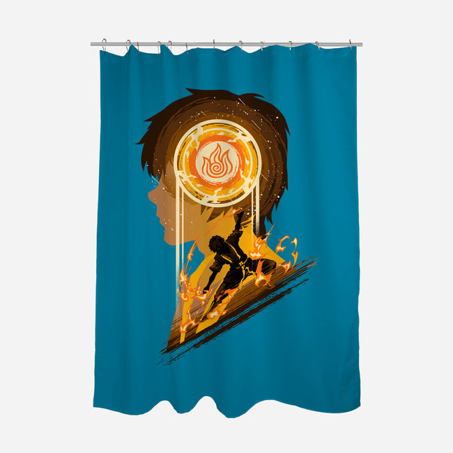 The Rise Of Firebending-None-Polyester-Shower Curtain-hypertwenty