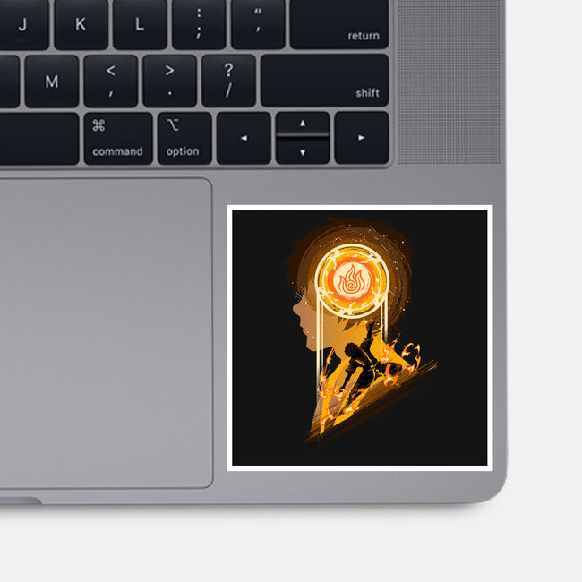 The Rise Of Firebending-None-Glossy-Sticker-hypertwenty