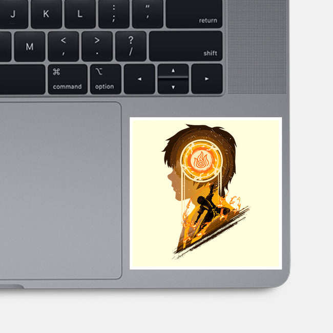 The Rise Of Firebending-None-Glossy-Sticker-hypertwenty