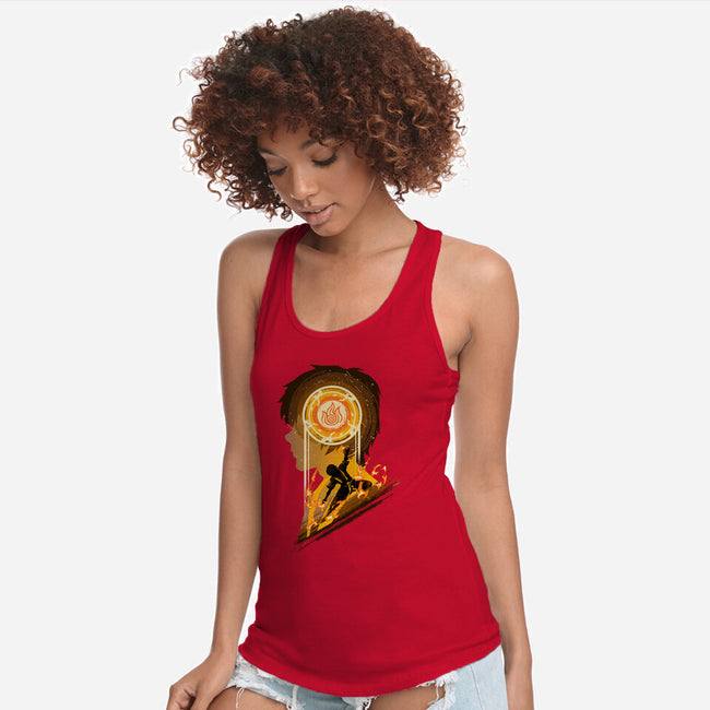 The Rise Of Firebending-Womens-Racerback-Tank-hypertwenty