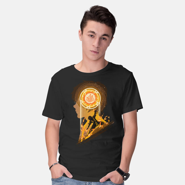 The Rise Of Firebending-Mens-Basic-Tee-hypertwenty
