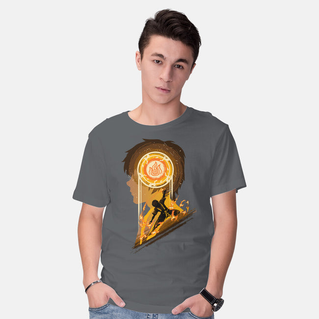 The Rise Of Firebending-Mens-Basic-Tee-hypertwenty