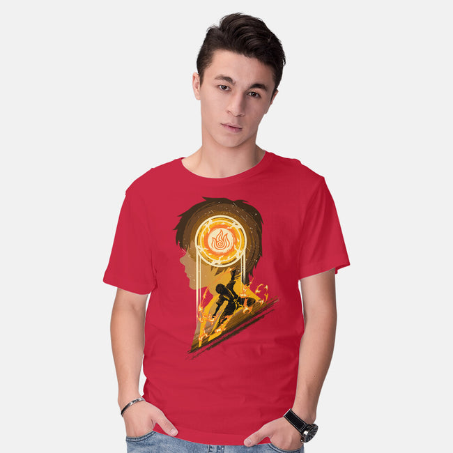 The Rise Of Firebending-Mens-Basic-Tee-hypertwenty