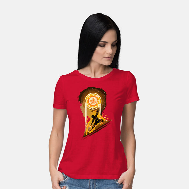 The Rise Of Firebending-Womens-Basic-Tee-hypertwenty