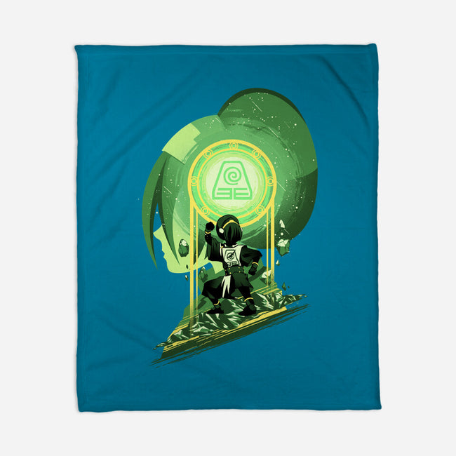 Rise Of Earthbending-None-Fleece-Blanket-hypertwenty