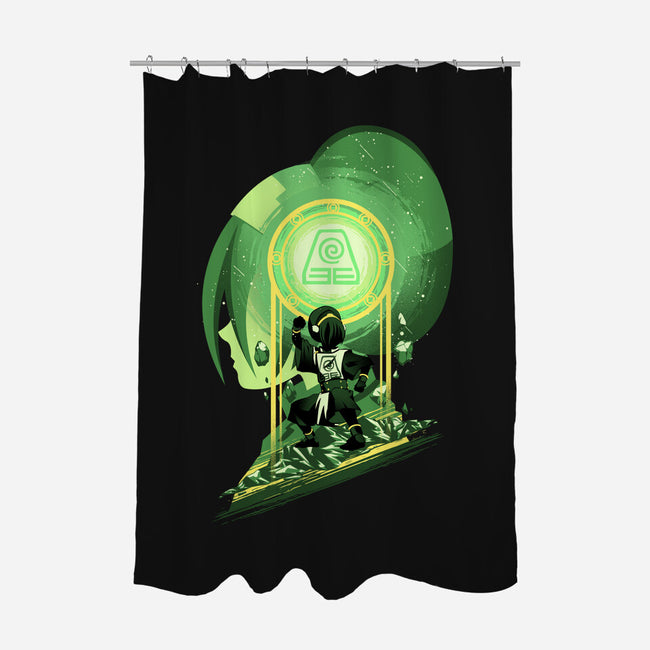 Rise Of Earthbending-None-Polyester-Shower Curtain-hypertwenty