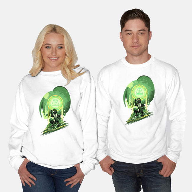Rise Of Earthbending-Unisex-Crew Neck-Sweatshirt-hypertwenty