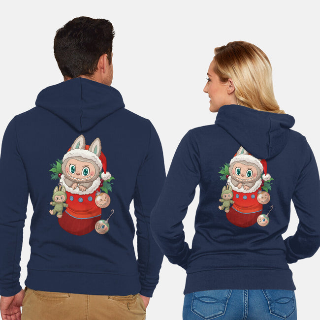 Stocking Stufferbu-Unisex-Zip-Up-Sweatshirt-DoOomcat