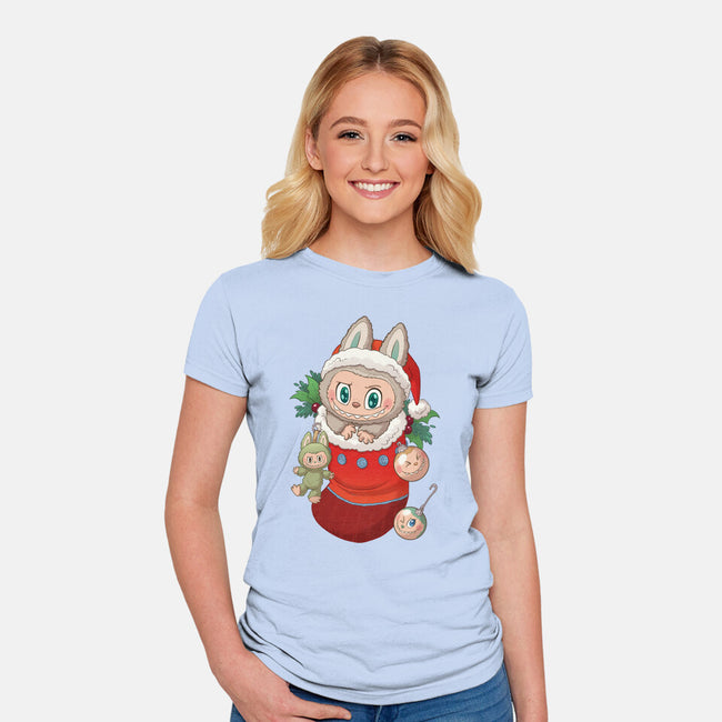 Stocking Stufferbu-Womens-Fitted-Tee-DoOomcat