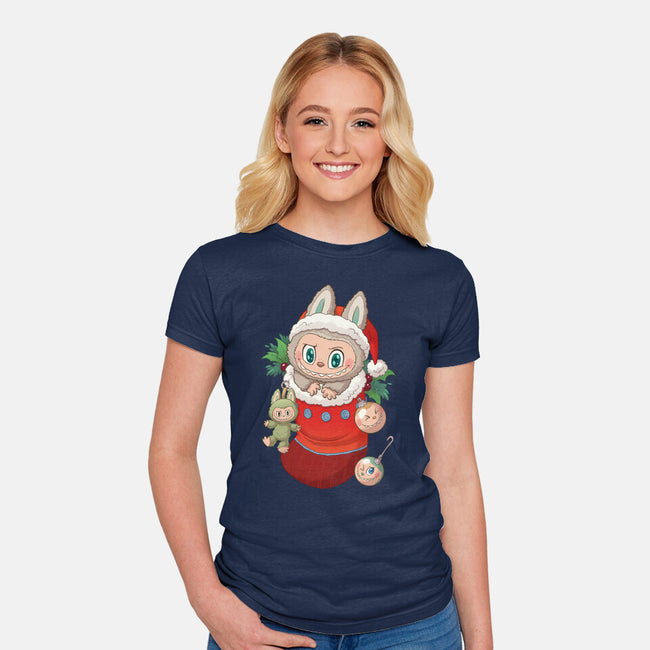 Stocking Stufferbu-Womens-Fitted-Tee-DoOomcat