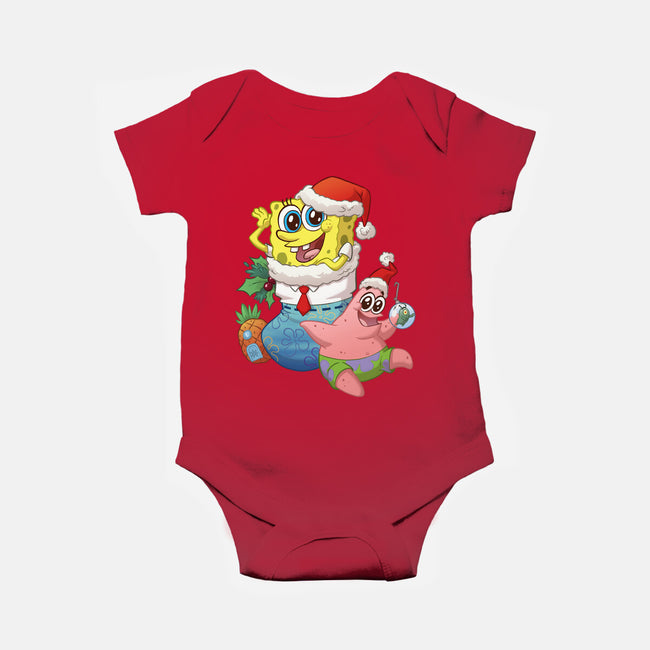 Stocking Stuffer Sponge And Star-Baby-Basic-Onesie-DoOomcat