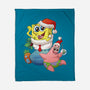 Stocking Stuffer Sponge And Star-None-Fleece-Blanket-DoOomcat
