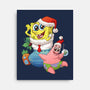 Stocking Stuffer Sponge And Star-None-Stretched-Canvas-DoOomcat