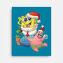 Stocking Stuffer Sponge And Star-None-Stretched-Canvas-DoOomcat