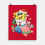 Stocking Stuffer Sponge And Star-None-Matte-Poster-DoOomcat