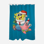 Stocking Stuffer Sponge And Star-None-Polyester-Shower Curtain-DoOomcat