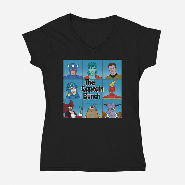The Captain Bunch-Womens-V-Neck-Tee-WatershipBound