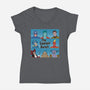 The Captain Bunch-Womens-V-Neck-Tee-WatershipBound