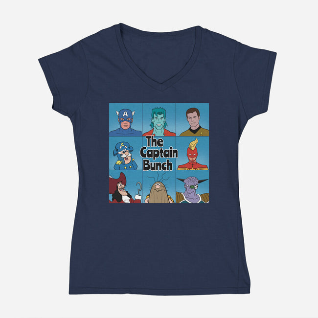 The Captain Bunch-Womens-V-Neck-Tee-WatershipBound
