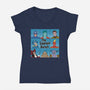 The Captain Bunch-Womens-V-Neck-Tee-WatershipBound