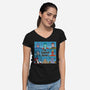 The Captain Bunch-Womens-V-Neck-Tee-WatershipBound