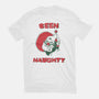 Been Naughty-Womens-Fitted-Tee-D_McCurdy_Art