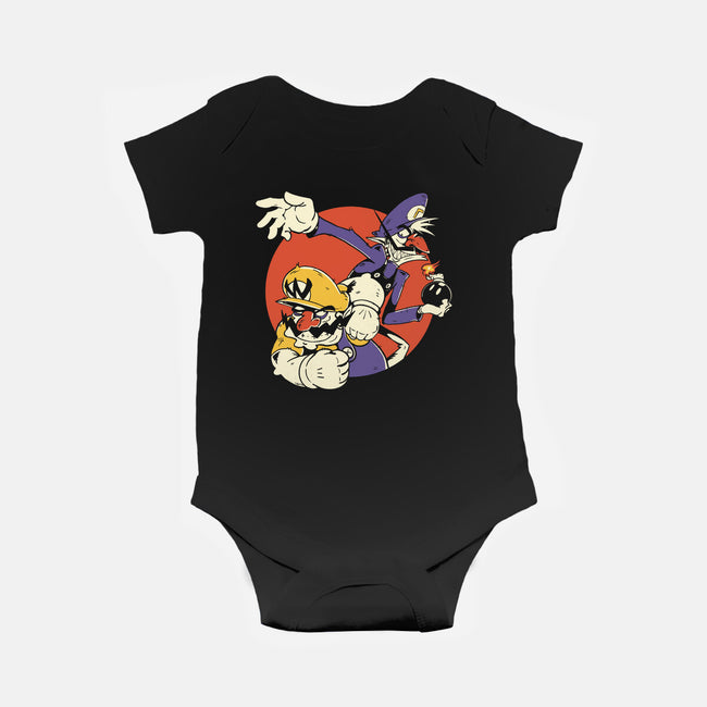 Super Bros-Baby-Basic-Onesie-D_McCurdy_Art