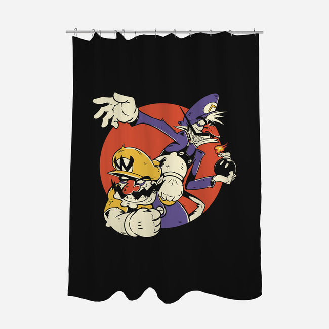 Super Bros-None-Polyester-Shower Curtain-D_McCurdy_Art
