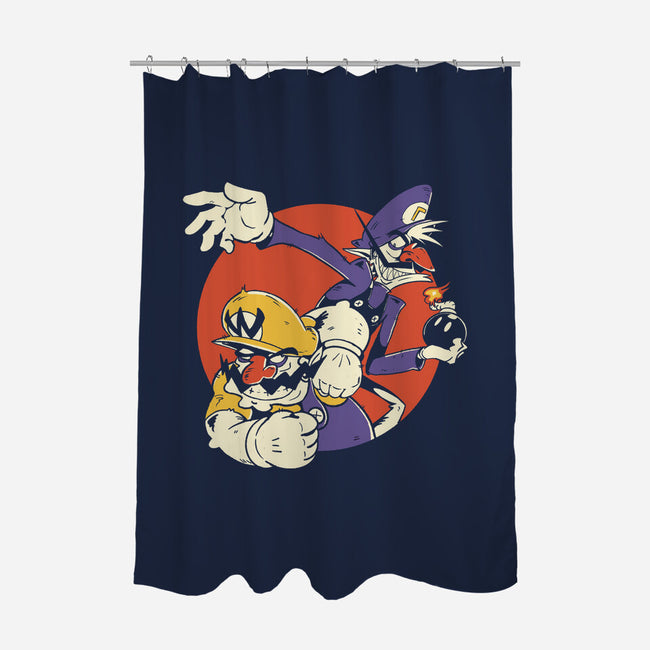 Super Bros-None-Polyester-Shower Curtain-D_McCurdy_Art