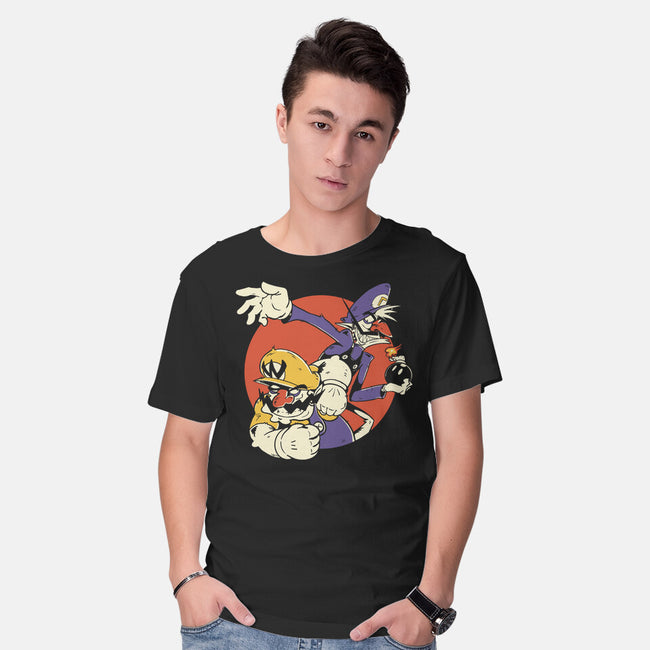 Super Bros-Mens-Basic-Tee-D_McCurdy_Art